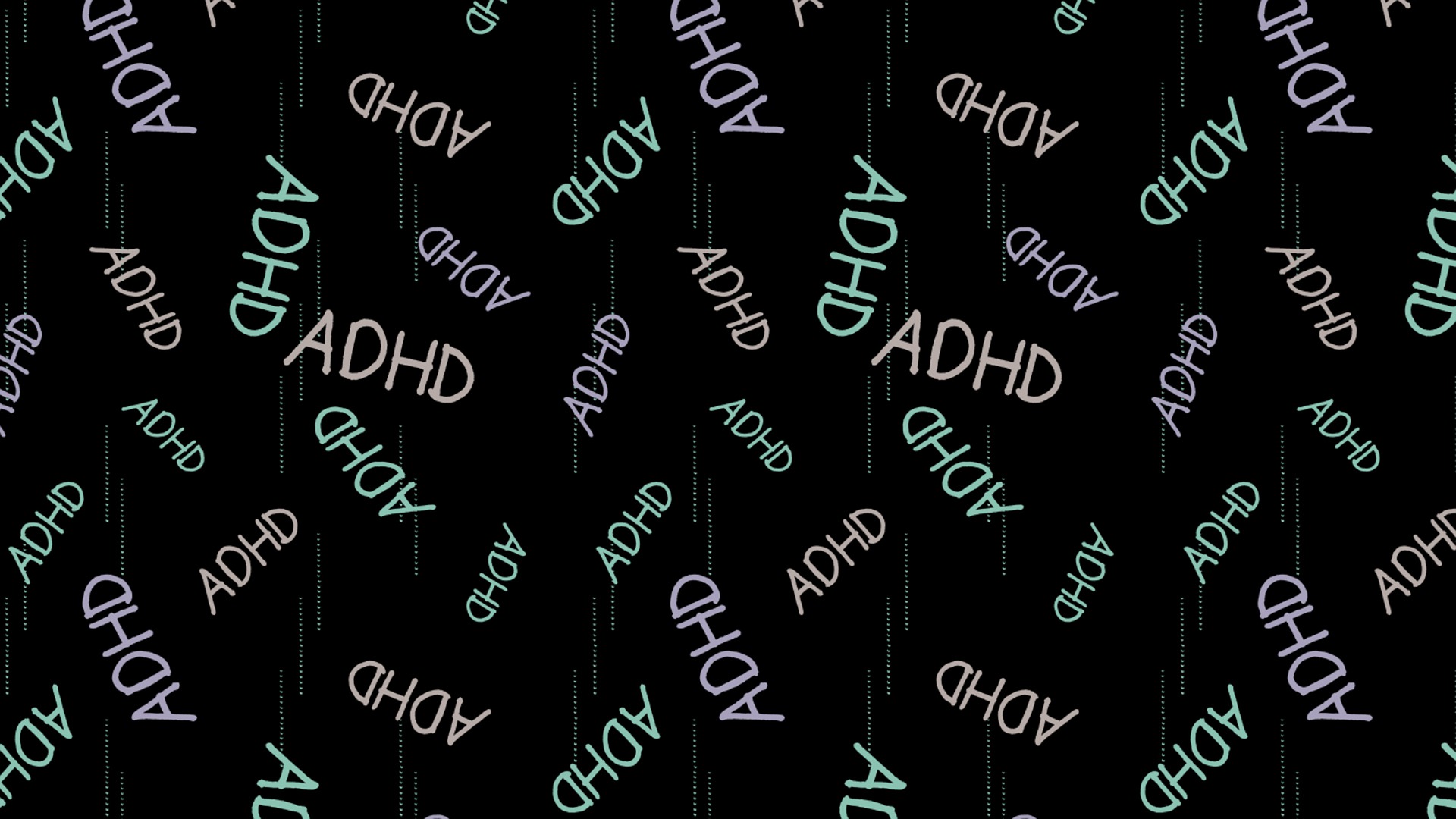 ADHD risks are shown with this ADHD wallpaper.