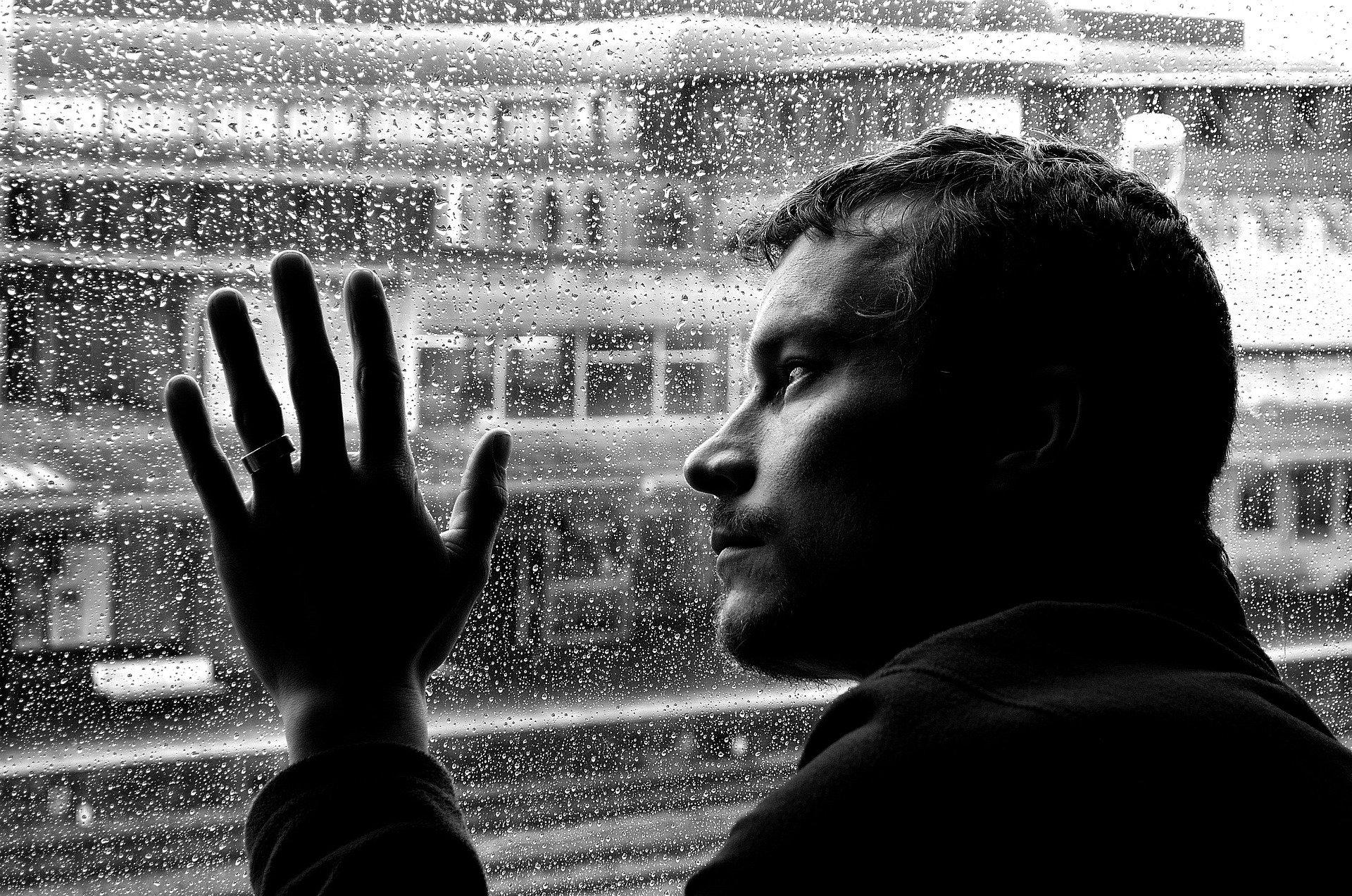 Why am I depressed? A man asks himself this question.