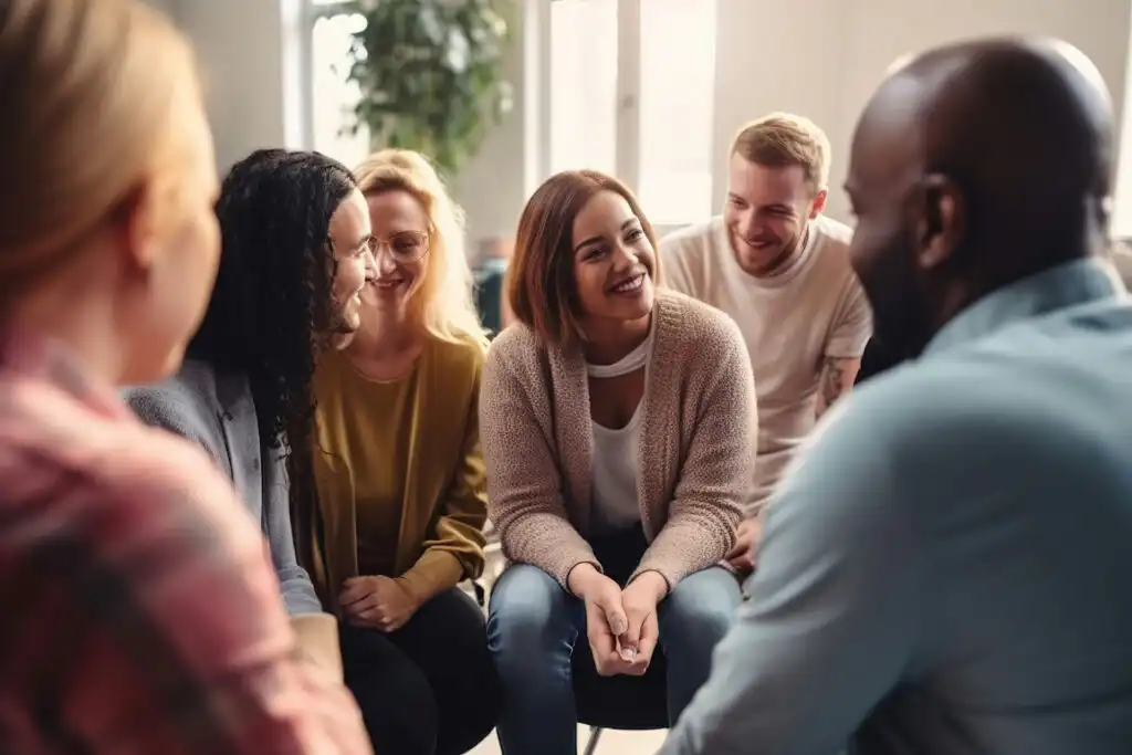 group therapy during inpatient treatment